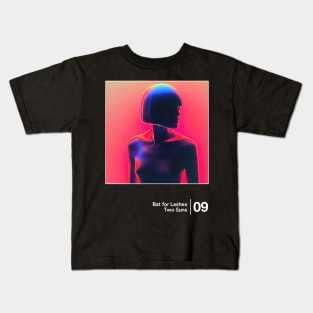 Bat for Lashes - Minimalist Style Graphic Design Artwork Kids T-Shirt